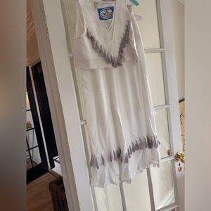 Pitusa two piece set w fringe